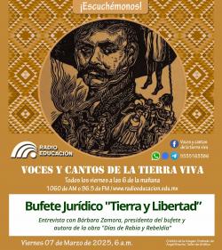 412. Bufete Jurídico “Tierra y Libertad”. Entrevista con Bárbara Zamora, presidenta del bufete y autora de la obra “Días de Rabia y Rebeldía”