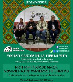 Programa 295. Nich Ixim (Flor de Maíz) Movimiento de Parteras de Chiapas