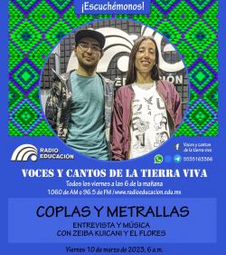 Programa 308. “Coplas y metrallas" Entrevista y música con Zeiba Kuicani y El Flores