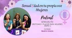 1386.Sensualité: erotismo y placer para las mujeres. Parte 1