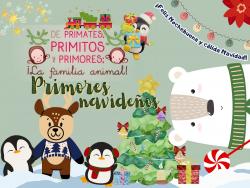 605. Primores navideños: pingüino emperador, venado cola blanca y oso polar  